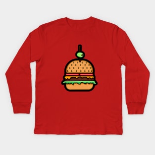 Hamburger Kids Long Sleeve T-Shirt